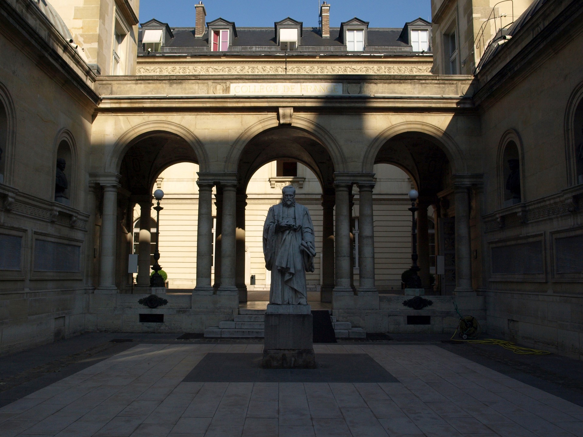 Statue in One of the Courtyards of Sorbonne